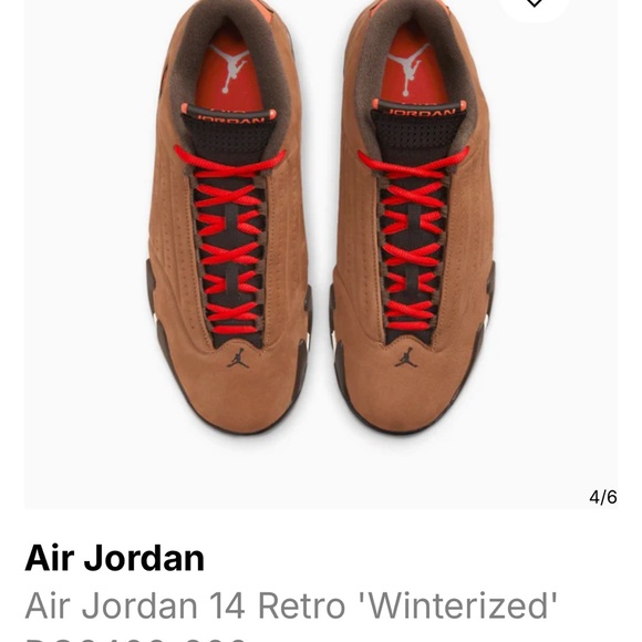 Air Jordan 14 Retro 'Winterized' Sneakers - Picture 2 of 8